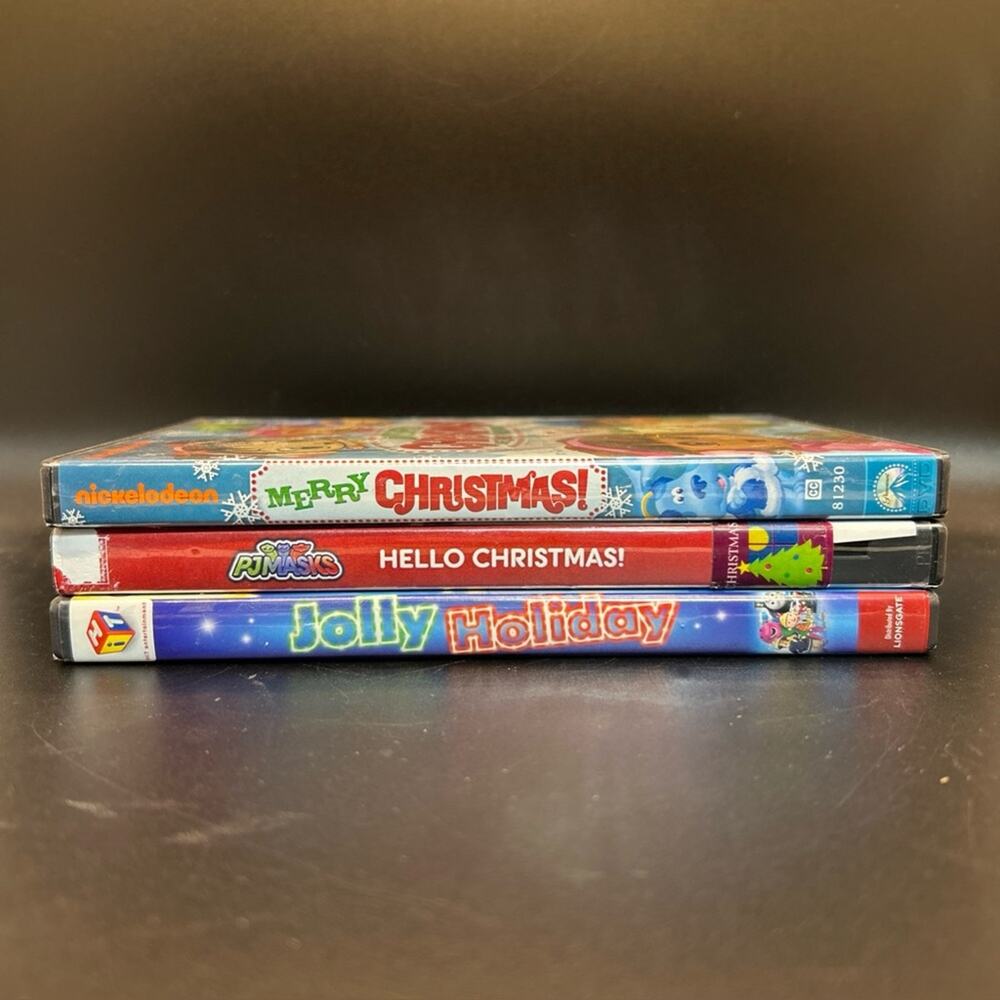 DVD Kids Lot Christmas PJ Masks Nickelodeon Dora Blues Thomas Barney Bob Kai-lan
